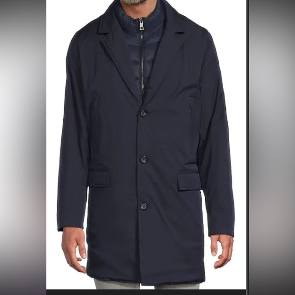 Men’s Hunter Black Aldgate Blazer Water Repellent Puffer Vest Jacket NWT Large